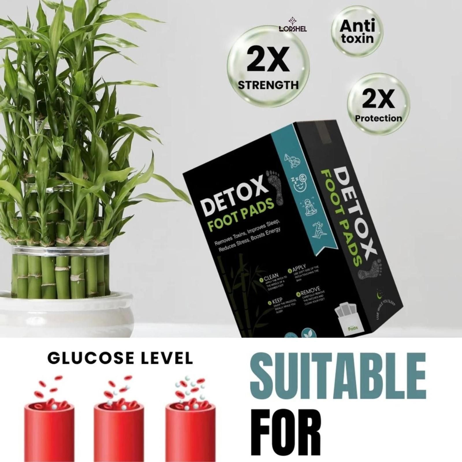 Detox Foot Pads Offer Overnight Toxin Reduction (Pack of 20)