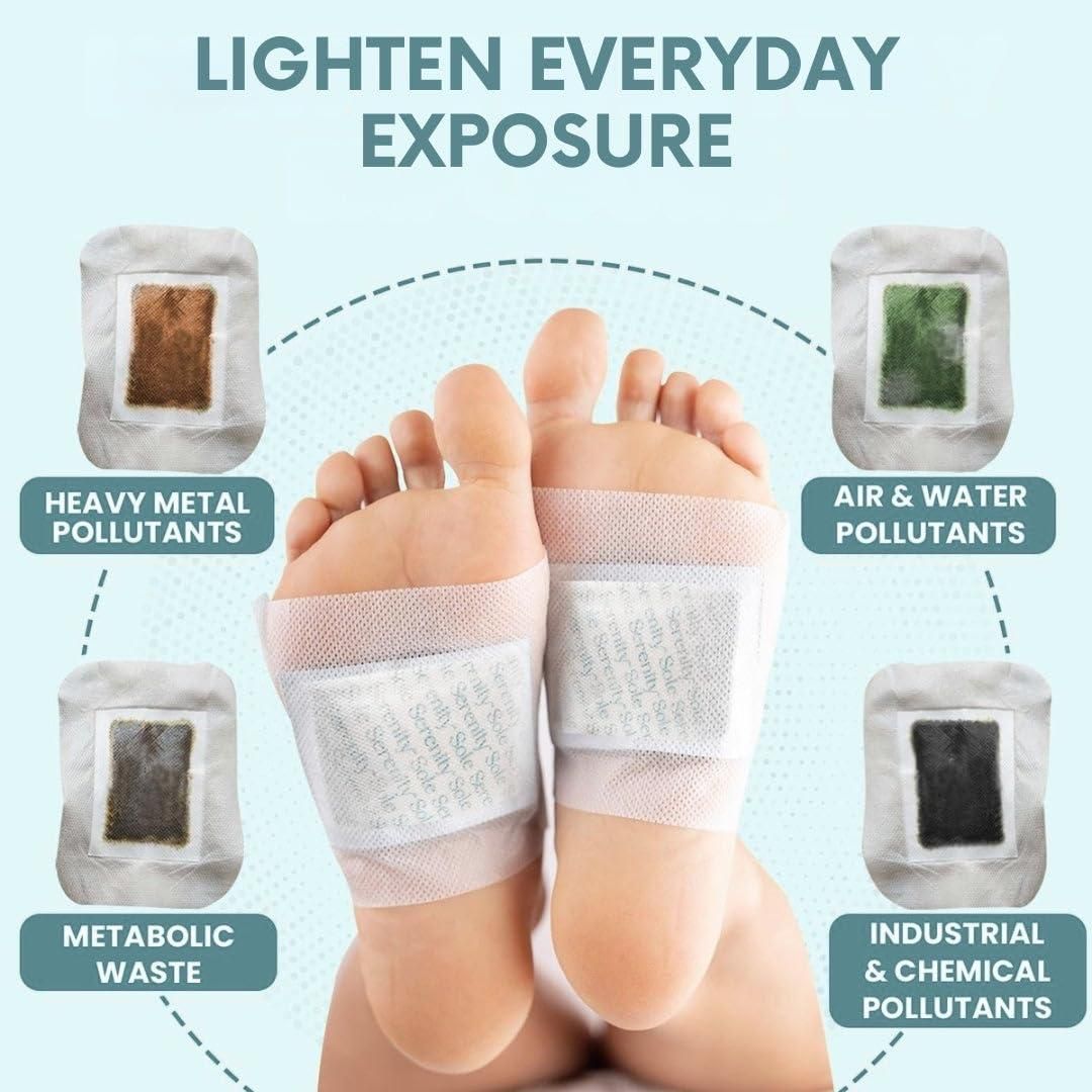 Detox Foot Pads Offer Overnight Toxin Reduction (Pack of 20)