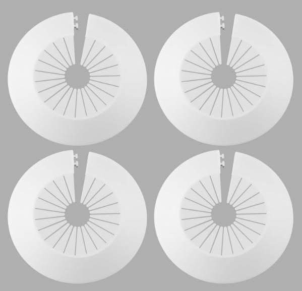 5 Pcs Flange Water Pipe Cover Decoration