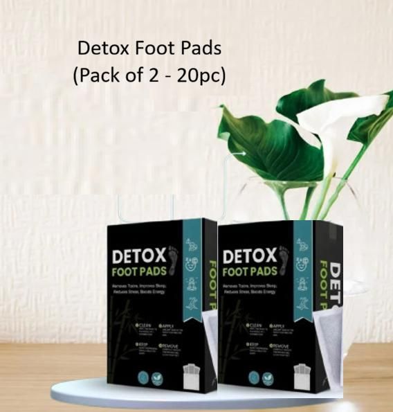 Detox Foot Pads Offer Overnight Toxin Reduction (Pack of 20)